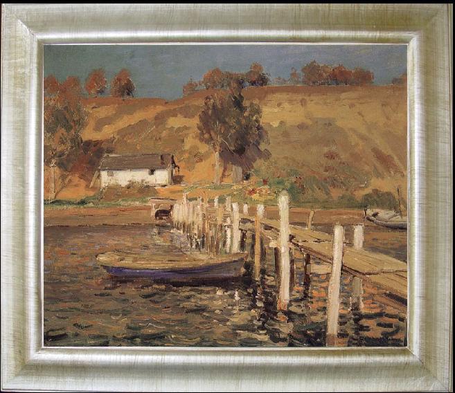 framed  William Ritschel Northen California Coastal Scene, Ta137